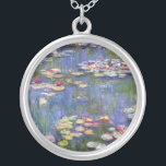 Colar Banhado A Prata Claude Monet - Lírios/Ninfas<br><div class="desc">Lírios/Ninfas - Claude Monet,  1916</div>