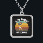 Colar Banhado A Prata Crianças 100 Dias De Meninos Escolares 100 Dias De<br><div class="desc">Crianças 100 Dias De Meninos Escolares 100 Dias De Basebol</div>