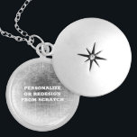 Colar Banhado A Prata Crie seu próprio personalizado<br><div class="desc">Personalize com seu próprio texto ou reprojete totalmente do zero,  substituindo a imagem atualmente exibida neste item por suas próprias imagens e/ou texto para criar suas próprias pulseiras de charme personalizadas,  anéis de fotos,  colares de fechadura e muito mais!</div>
