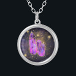 Colar Banhado A Prata *~* Cristais Cósmicos Dourado Dust Star AP40<br><div class="desc">(procure pontos semelhantes no AP40) * Energy Enhanced BOHO PASTEL PURPLE , VIOLET , DEEP MAGENTA CELESTIAL COSMIC UNIVERSE CRYSTALS com DOURADAS ESTRELAS GLITTER e PÓ MAGICAL DOURADA cintilante. Este design de Cristal feliz está em um céu escuro azul roxo e magenta cor-de-água rosa fundo. Pode-se descrever essa design como...</div>