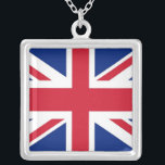 Colar Banhado A Prata Elegant Necklace com Flag of United Kingdom<br><div class="desc">Adicione um toque de sofisticação britânica à sua coleção de joias com o nosso elegante colar que inclui a bandeira do Reino Unido! Feito com muita atenção aos detalhes, este colar é mais do que uma simples joia; é uma celebração do rico patrimônio e orgulho cultural do Reino Unido. O...</div>
