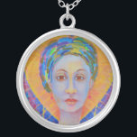 Colar Banhado A Prata Erzulie Freda voodoo Goddess Wudu New Orleans<br><div class="desc">Erzulie Freda voodoo Orleans, irmã de Erzulie Dantor Wudu art - impressões em vários materiais. Uma ideia de presente de excelente para iluminar sua casa. Também comprar este trabalho de arte em capas de telefone, roupa, canecas, travesseiros e muito mais. Poster e Impressão de arte em roupas e para seu...</div>