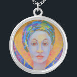 Colar Banhado A Prata Erzulie Freda voodoo Goddess Wudu New Orleans<br><div class="desc">Erzulie Freda voodoo Orleans, irmã de Erzulie Dantor Wudu art - impressões em vários materiais. Uma ideia de presente de excelente para iluminar sua casa. Também comprar este trabalho de arte em capas de telefone, roupa, canecas, travesseiros e muito mais. Poster e Impressão de arte em roupas e para seu...</div>