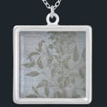 Colar Banhado A Prata Fleur de Bleu I<br><div class="desc">Floral</div>