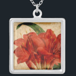 Colar Banhado A Prata Floral VIII vibrante<br><div class="desc">Floral</div>
