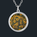 Colar Banhado A Prata Flores de Susan de olhos negros, Floral, Fotografi<br><div class="desc">Um colar prateado com uma foto da Susan de olhos negros que tirei durante as férias nas praias de Delaware.</div>