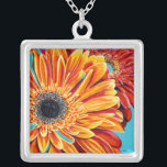 Colar Banhado A Prata Intermitências de cores II<br><div class="desc">Floral</div>