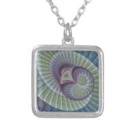 Colar Banhado A Prata Kismet