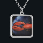Colar Banhado A Prata Lagosta na placa de Tiffany<br><div class="desc">Lagosta na placa Seligman Lincoln de Tiffany/colecção privada/comida e bebida imagens de Bridgeman</div>