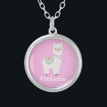 Colar Banhado A Prata lama fofo, alpaca, lama<br><div class="desc">lama fofo,  alpaca,  lama</div>
