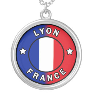 Colar Banhado A Prata Lyon França