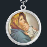 Colar Banhado A Prata Madonna das Ruas Santa Mary Madonnina<br><div class="desc">Madona das ruas Santa Maria abençoada Virgem - impressões de arte em vários materiais. Uma ideia de presente de excelente para iluminar sua casa. Também comprar este trabalho de arte em capas de telefone, roupa, canecas, travesseiros e muito mais. Poster e Impressão de arte em roupas e para seu muro...</div>