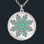 Colar Banhado A Prata Mandala reconfortante do *~* - energia cura<br><div class="desc">Como um curandeiro espiritual da energia da distância profissional desde 2001, I, Anna Rosa, aprendeu, tornado e utilizado o poder da intenção cura da energia. Toda minha JÓIA COM INTENÇÃO (R) leva a energia cura da manifestação positiva. Esta colar cura da mandala da energia da prata esterlina está pronta para...</div>