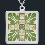 Colar Banhado A Prata Motif de Palma Não Embelado I<br><div class="desc">Home Décor</div>