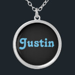Colar Banhado A Prata Necklace Justin<br><div class="desc">Necklace Justin</div>
