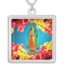Nossa Senhora de Guadalupe Colorful Gift Silver