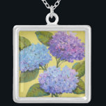 Colar Banhado A Prata Primavera Hydrangeas I<br><div class="desc">Floral</div>