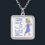 Colar Banhado A Prata Púrpura Personalizada Dança Lírica Moderna Conside<br><div class="desc">Design apresenta uma ilustração original de uma dançarina lírica (ou moderna) loira em um figurino roxo e calçados líricos de t-strap. Perfeito para o seu dançarino lírico favorito, professor de dança ou coreógrafo! Esta ilustração também está disponível em outros produtos. Estão também disponíveis muitas designs dançemáticas adicionais (acro, balé, jazz,...</div>