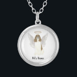 Colar Banhado A Prata Red Liver White English Springer Spaniel Sympathy<br><div class="desc">Há quem traga uma luz tão excelente ao mundo, que mesmo depois de terem desaparecido, a luz permanece. Deixe um colar doce trazer conforto ao seu coração pesado enquanto você leva um momento para se lembrar do seu adorado spaniel vermelho e branco de gesso inglês. Para os presentes mais pensativos,...</div>