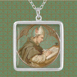 Colar Banhado A Prata Rua. Albert o Excelente (BK 013)<br><div class="desc">Use a opção "Transferir este Design" à direita desta descrição para criar braceletes, charms, pinos de lapela, caixões, bares de gravata e chaveiros de metal premium! Preferir um fundo de cor sólida? Exclua a imagem do padrão e consulte o cartão postal da Paleta de cores para obter recomendações. Image Credit...</div>