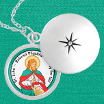 Colar Banhado A Prata Rua. Luke, querido Médico (RLS 08; MedVers.)<br><div class="desc">Antes de ser um Evangelista, Rua Luke era um médico, talvez um médico de um navio. Um grego de nascimento, era um legado de treinamento médico inigualável no mundo antigo. Segundo o mito grego, Asclepius, filho de Apolo, foi o primeiro médico e, até hoje, o Rod de Asclepius é um...</div>