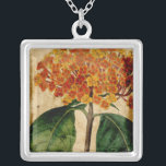 Colar Banhado A Prata Vibrant Floral I<br><div class="desc">Floral</div>
