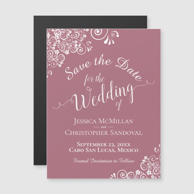 Colar branco na Imã salve a data poeirenta de Rosa (Frente/Verso)