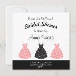 Colar com padrão de vestido rosa e preto