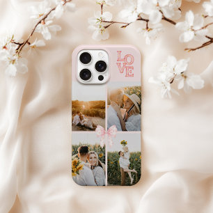 Colar de 4 Fotos Personalizado com Amor em Aquarel