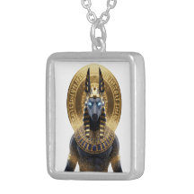 Colar de Pingente de Chacal Anubis | Egito Antigo