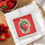 Colar de Prata de Morango<br><div class="desc">🖤</div>