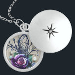 Colar De Prata Esterlina Ametist & Indigo Rosa<br><div class="desc">Ametist & Indigo Rosa</div>