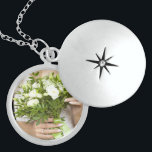 Colar De Prata Esterlina Buquê de casamento da noiva adicione sua foto ao s<br><div class="desc">Personalize este design hoje! Este presente é perfeito para a expressão da ocasião especial.
 Venha ver nossa loja,  por todos os nossos designs legal.</div>