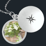 Colar De Prata Esterlina Buquê de casamento da noiva adicione sua foto ao s<br><div class="desc">Personalize este design hoje! Este presente é perfeito para a expressão da ocasião especial.
 Venha ver nossa loja,  por todos os nossos designs legal.</div>