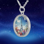 Colar De Prata Esterlina Eiffel Tower Paris Floral Watercolor |<br><div class="desc">Adotar a elegância parisiense com este belo colar de prata esterlina, com um delicado charme inspirado por uma representação aquosa da Torre Eiffel e soprando sotaques florais. A intrincada design capta o romance e a sofisticação de Paris, acrescentando um toque de beleza refinada a qualquer roupa. Perfeito para visto diário...</div>