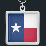 Colar Elegante com Bandeira do Texas<br><div class="desc">Adicione um toque de orgulho do Texas à sua coleção de joias com nosso colar exclusivo com a bandeira do Texas! Projetado com elegância e sentimento em mente, este colar temido no Texas é mais do que apenas um pedaço de joias; é uma celebração da rica herança do Texas. O...</div>