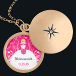 Colar Lado Louro Fuchsia Bridesmaid<br><div class="desc">Colares de Manutenção Escolha Término Dourado Prateado Prateado ou Personalizado Personalizado Único Silver Silver Silver!Colares de Festas de casamento de Presença de Natal - para alterar a cor de fundo - clique em personalizar - clique em editar - escolha a última ferramenta no menu suspenso e escolha entre uma das...</div>