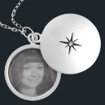 Colar Medalhão Foto personalizada<br><div class="desc">Coloque sua própria foto personalizada em um colar</div>