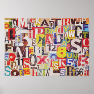 Colar Poster de Arte ou Desligar Papel