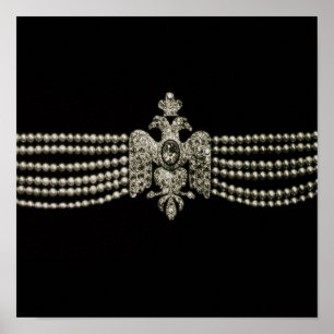 Colar Rosa Cartier ~ Impressão / Poster