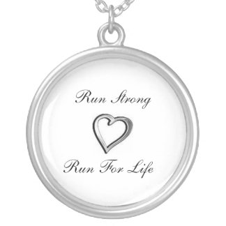 Colar Running do coração