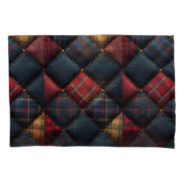 Colcha Bonita Vermelho Azul Amarelo Padrão