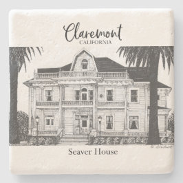 Coleção Bob Smith Claremont - Porta copos de pedra