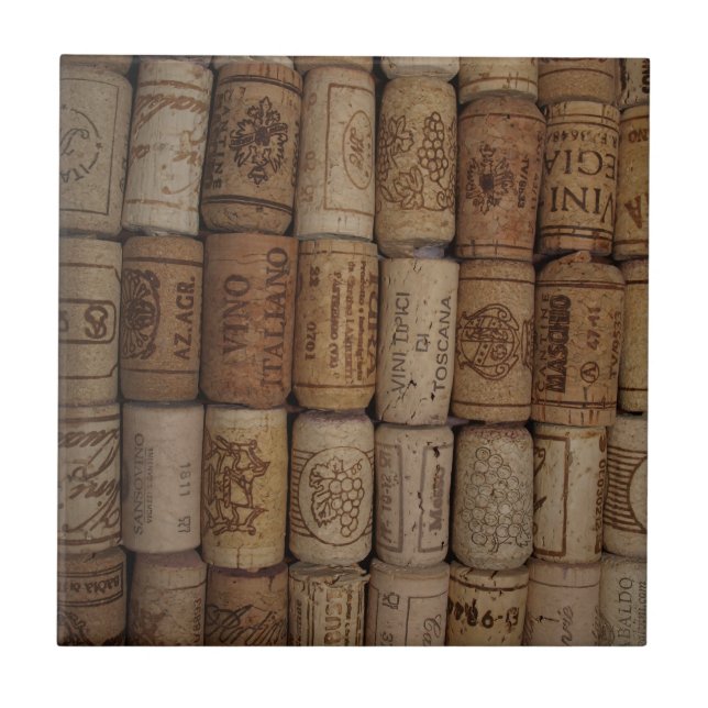 Coleção da cortiça do vinho de Italain (Frente)