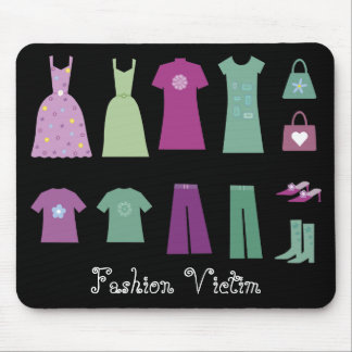 Coleção da vítima Mousepad da forma da roupa