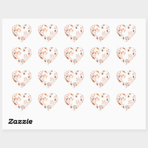 Coleção de Adesivos de Prado de Flores Silvestres