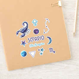 Coleção de Adesivos do Zodíaco Escorpião
