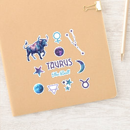 Coleção de Adesivos do Zodíaco Touro
