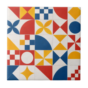 Coleção de Azulejos Decorativos Geométricos