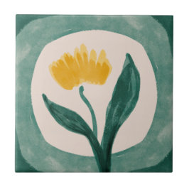 Coleção de Azulejos Verde e Amarelo MHN